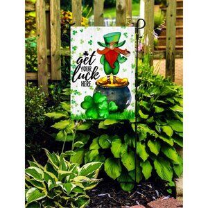St.Patrick's Day Garden Flag 12 x 18 NEW